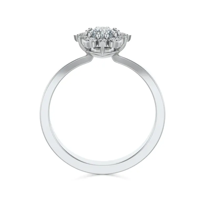 Pierścionek białe złoto z diamentami AJPZ_140